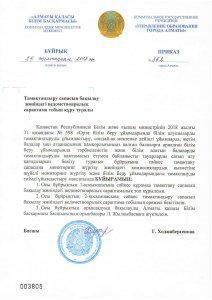 Приказ МЭГ